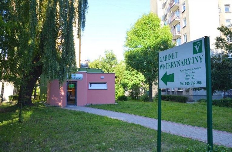 Budynek Gabinetu Weterynaryjnego IBW przy ul. Klonowej w Zabrzu